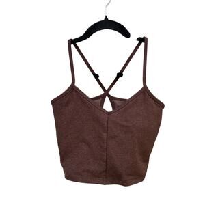 All in Motion chocolate brown sports bra, women’s small